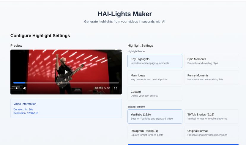 hAI-lights-maker