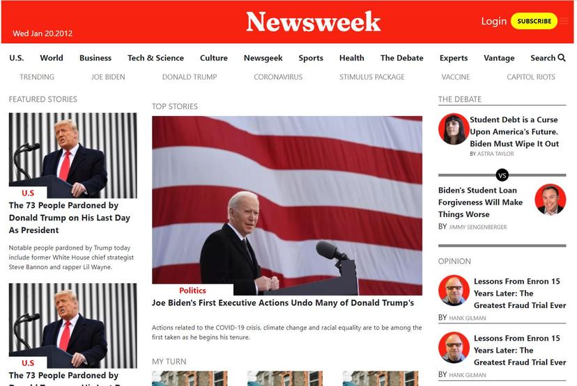 NewsWeek Clone